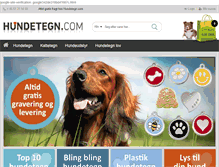 Tablet Screenshot of hundetegn.com